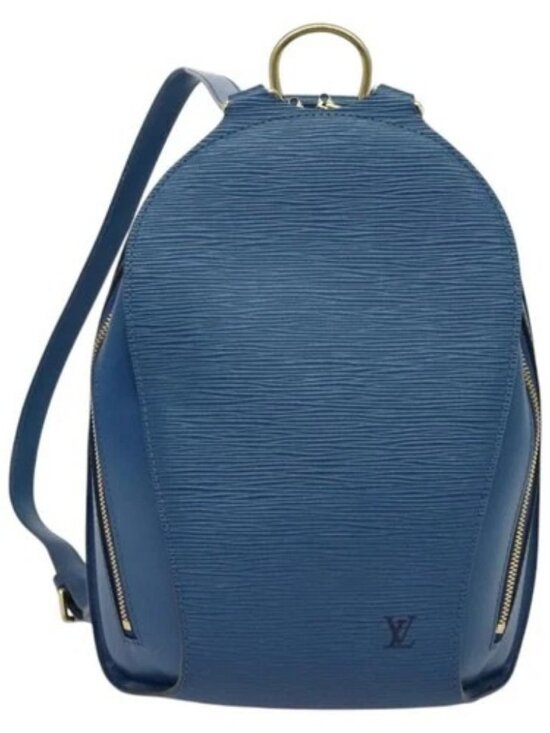 LOUIS VUITTON Epi Mabillon Backpack Blue main image 8